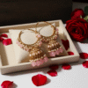 Pink Kundan Bali Earrings | Radiant Jewels Store