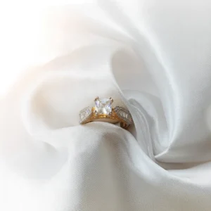 Princess-Cut AD Ring | Radiant Jewels Store