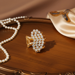 Rhinestone Heart Shaped Hair Clip | Radiant Jewels Store