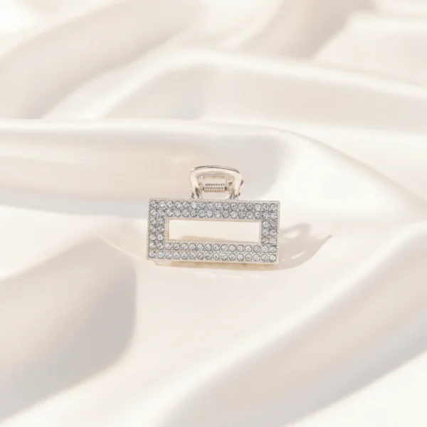 Rhinestone Rectangle Hair Clip | Radiant Jewels Store