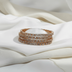 Rosegold CZ Bangles | Radiant Jewels Store