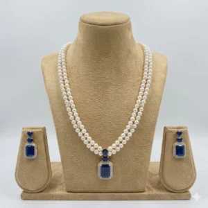 Royal Blue Pearl Set | Radiant Jewels Store