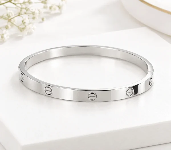 Silver Cartier Bracelet | Radiant Jewels store