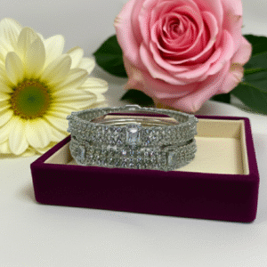 Sparkling Crystal Bangles | Radiant Jewels Store