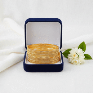 Traditional Golden Bangle Set | Radiant Jewels Store