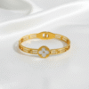 White-Clover-Bracelet | Radiant Jewels Store