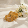 Gold-Plated Brass Bangles | Radiant Jewels Store