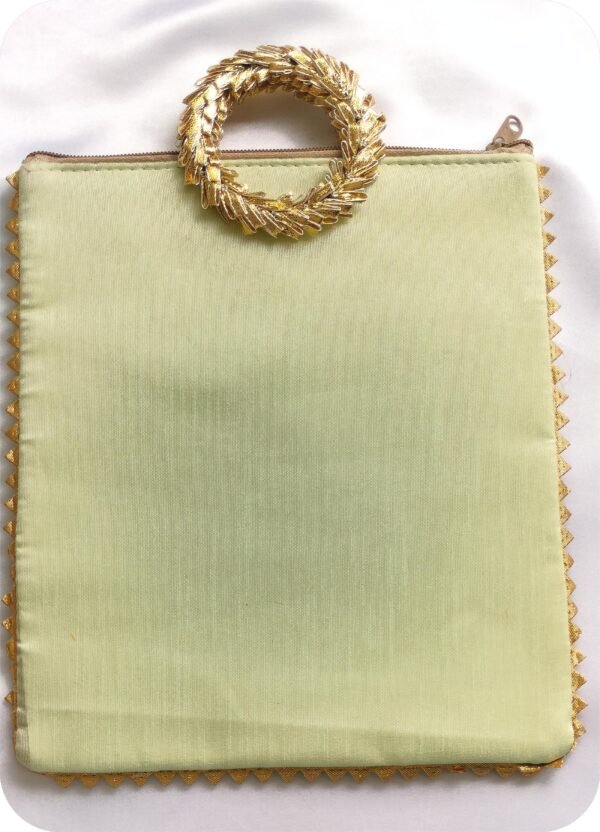 Ethnic Silk Embroidered Handbag | www.radiantjewels.store
