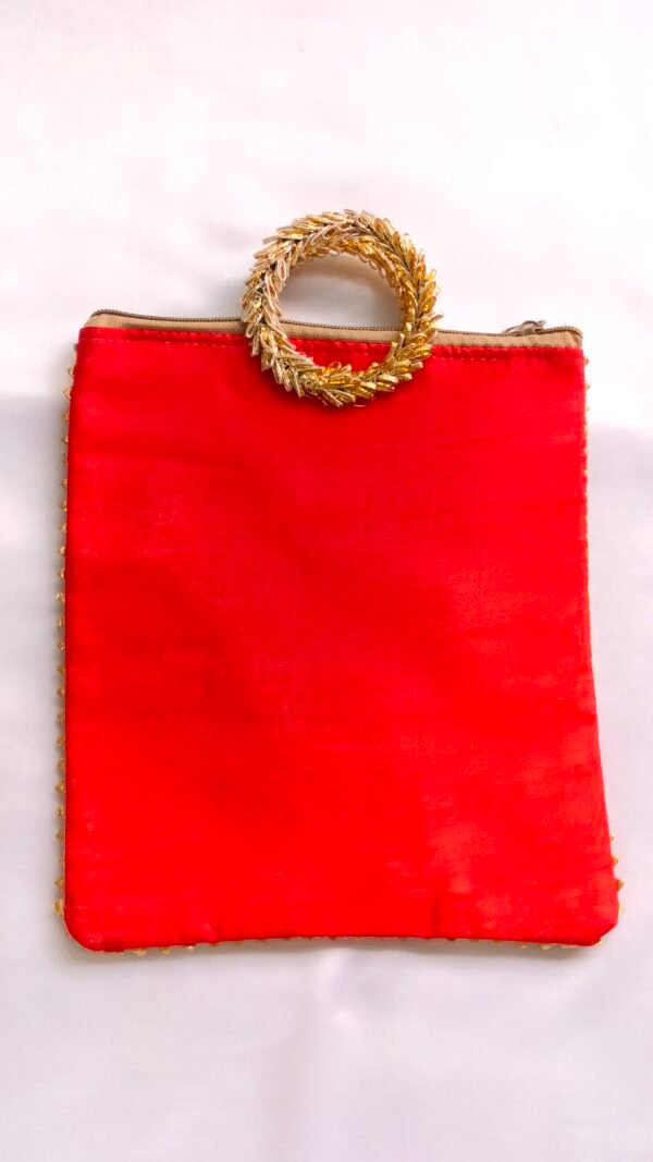 Ethnic Silk Embroidered Handbag | www.radiantjewels.store