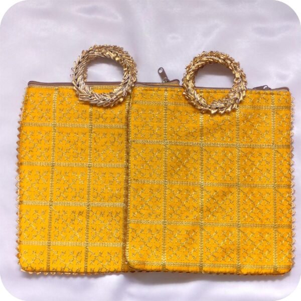 Ethnic Silk Embroidered Handbag | www.radiantjewels.store