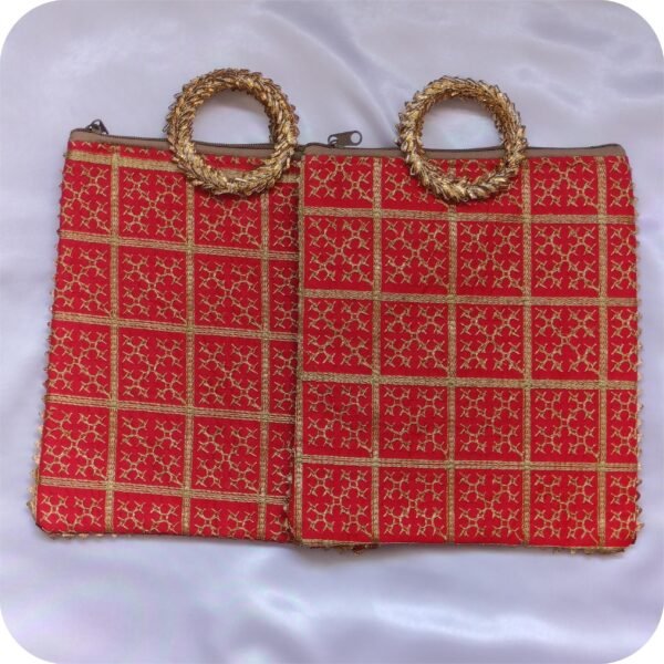 Ethnic Silk Embroidered Handbag | www.radiantjewels.store