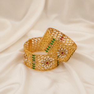 Kundan-Meenakari-Bangles | Radiant Jewels Store
