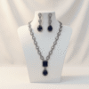 Navy-Blue CZ Set | Radiant Jewels Store