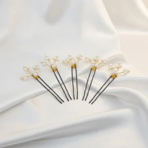 Pearl Beaded Hair Pins | Radiant Jewels Store