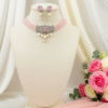 AD Pink Choker Set rj | Radiant Jewels Store