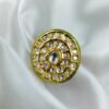 Kundan Cocktail Ring | www.radiantjewels.store