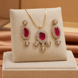 Kundan Pendant Set| Radiant Jewels Store