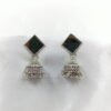 Oxidised mirror Earrings | www.radiantjewels.store