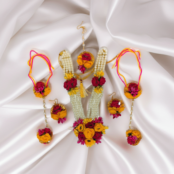Floral Jewellery for Haldi | Radiant Jewels Store