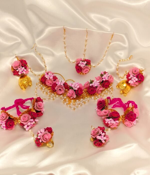 Floral Jewellery for Haldi | Radiant Jewels Store