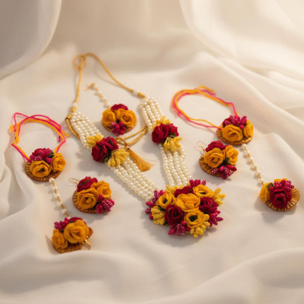 Floral Jewellery for HaldiRJS | Radiant Jewels Store