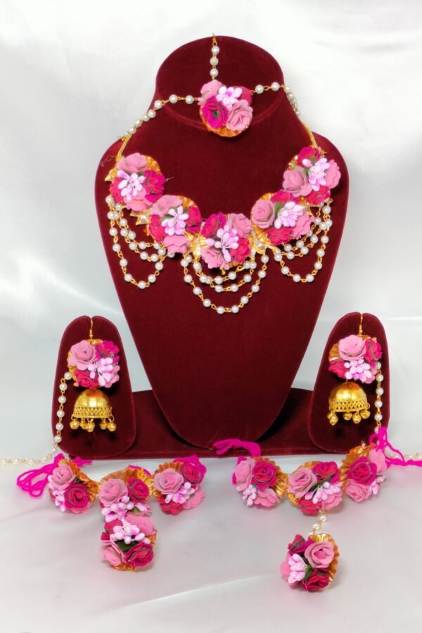Flower jewellery for haldi | Radiant Jewels Store
