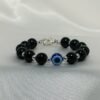 Evil eye bracelet with black beads RJ | Radiant Jewels Store