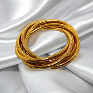 Golden Coil Bracelet | Radiant Jewels Store