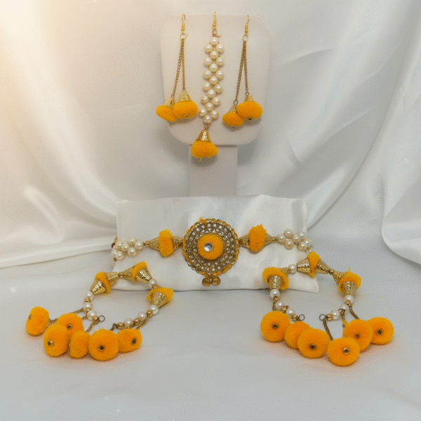 Haldi jewellery set rjs | Radiant jewels Store