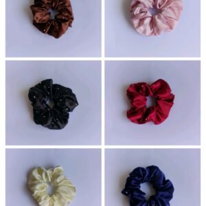 Satin Scrunchie RJS | Radiant Jewels Store