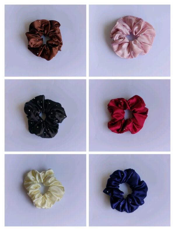 Satin Scrunchie RJS | Radiant Jewels Store