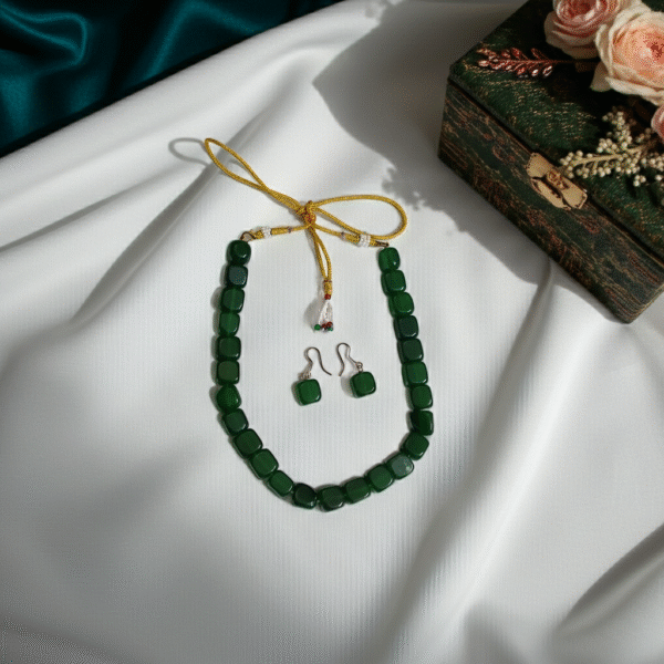 Dark Green Jewellery Set| Radiant Jewels Store