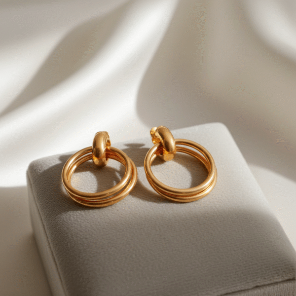 Double Hoop Earrings | Radiant Jewels Store