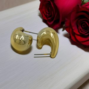 Drop Hoop Earrings| Radiant Jewels Store
