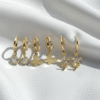 Gold-Plated Huggie Earrings | Radiant Jewels Store