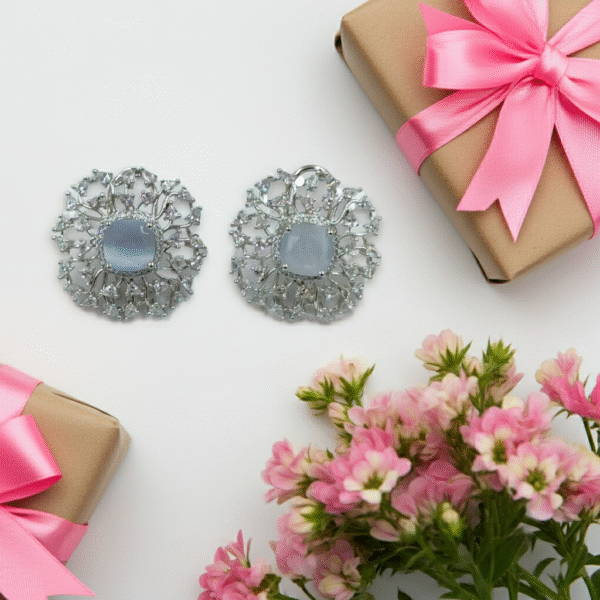 Grey Earrings | Radiant Jewels Store
