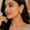 Kundan Polki Earrings rjs |Radiant Jewels Store