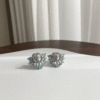 Light Green Earrings RJS | Radiant Jewels Store