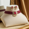 Maroon Choker Set 2 | Radiant Jewels Store