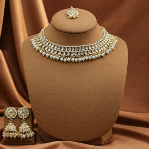 Pearl Necklace Set RJS | Radiant Jewels Store