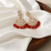 Red Crystal Earrings RJS| Radiant Jewels Store