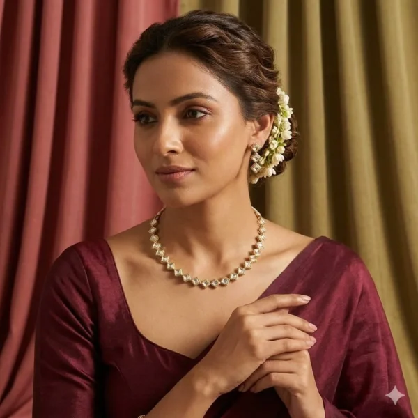 Simple Kundan set | Radiant Jewels Store