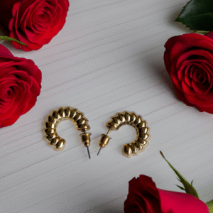 Twisted Hoop Earrings | Radiant Jewels Store