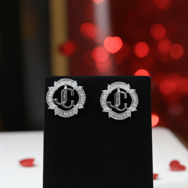 White Crystal Earrings | Radiant Jewels Store