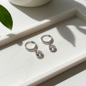small silver hoop | Radiant jewels store