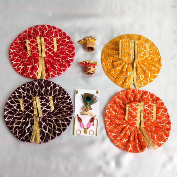 Laddu Gopal Dress Size 2 set 2 | Radiant jewels Store