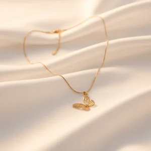 Butterfly Pendant Chain | Radiant Jewels Store