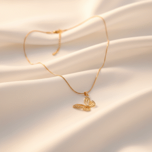 Butterfly Pendant Chain | Radiant Jewels Store