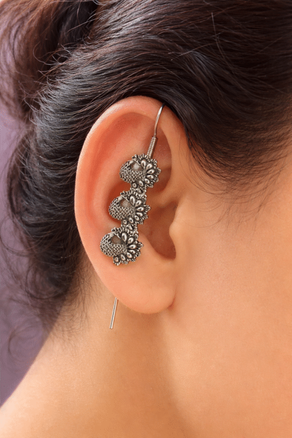oxidised ear cuff | Radiant Jewels Store