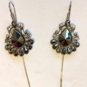 Black Oxidised Ear Pins| Radiant Jewels Store